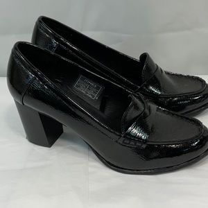 Women’s Jones New York Cypress 3” Heels Penny Loafers Shoes: 9 - Black
